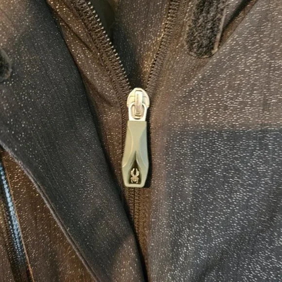 Spyder Women's Fall Winter Jacket Coat Hoodie Black Size 12. - Picture 13 of 16